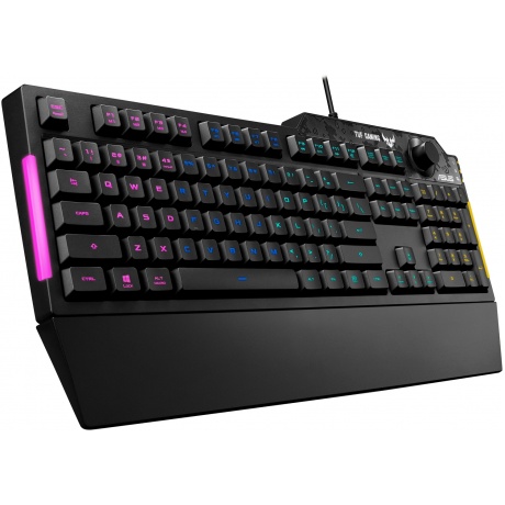 Клавиатура Asus TUF Gaming K1 чёрная (90MP01X0-BKRA00) - фото 3