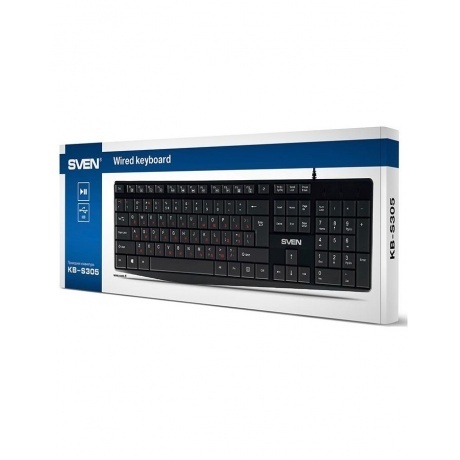 Клавиатура Sven KB-S305 чёрная (SV-018801) - фото 4