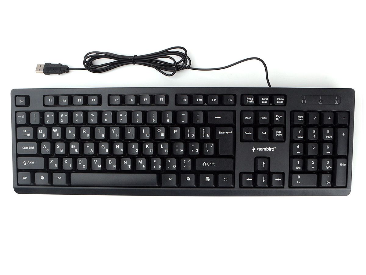 Клавиатура Gembird KB-8355U-BL клавиатура для ноутбука asus aexjb00110 черная без рамки плоский enter