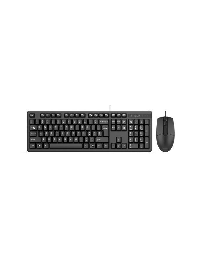 Набор Клавиатура + мышь A4Tech KK-3330S черный клавиатура мышь a4tech kk 3330s black