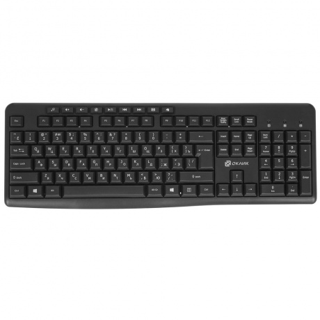 Набор Клавиатура + мышь Oklick 225M черный - фото 25