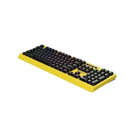 Клавиатура A4Tech Bloody B810RC Punk желтый/черный - фото 3