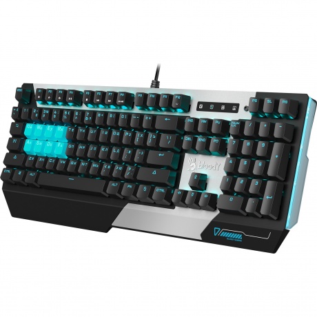 Клавиатура A4Tech Bloody B865 серый/черный - фото 13