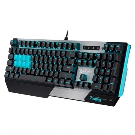 Клавиатура A4Tech Bloody B865 серый/черный - фото 5