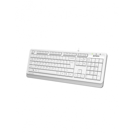 Клавиатура A4Tech Fstyler FKS10 белый/серый - фото 3