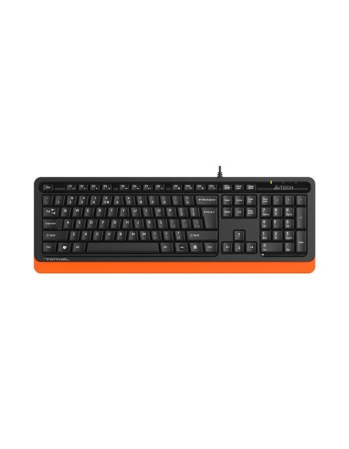 Клавиатура A4Tech Fstyler FKS10 черный/оранжевый