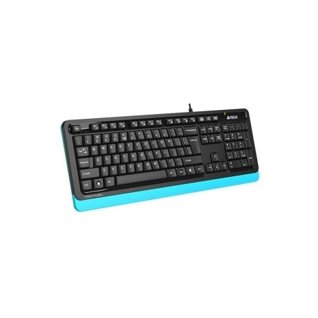Клавиатура A4Tech Fstyler FKS10 черный/синий - фото 2