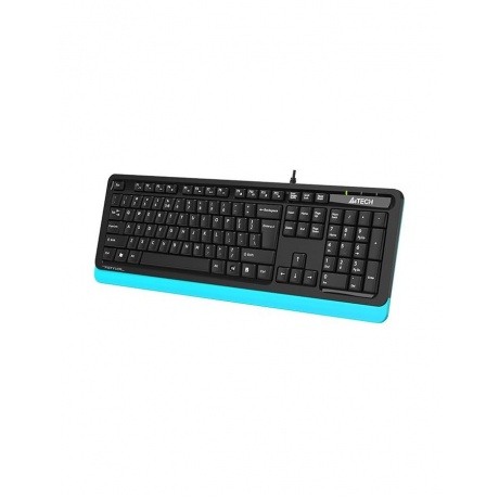 Клавиатура A4Tech Fstyler FKS10 черный/синий - фото 3