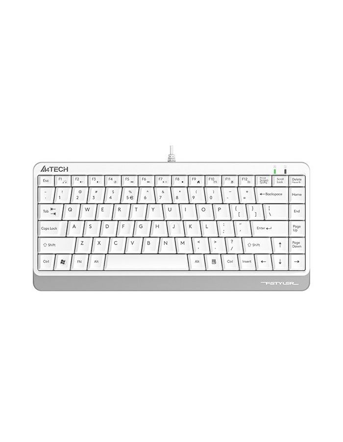 Клавиатура A4Tech Fstyler FKS11 белый/серый клавиатура a4tech fstyler fks11 белый