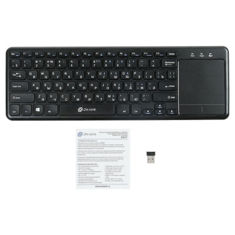Клавиатура Oklick 830ST черный USB - фото 6