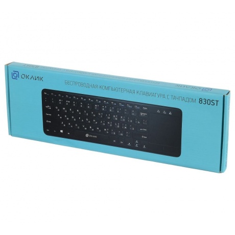 Клавиатура Oklick 830ST черный USB - фото 7