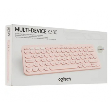 Клавиатура Logitech K380 Rose Wireless (920-010569) - фото 10