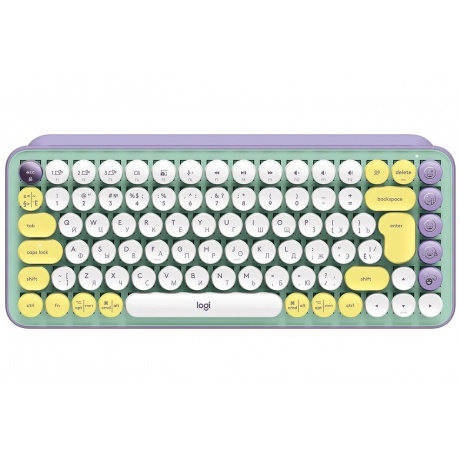 Клавиатура Logitech Wireless Keyboard POP Keys Daydream Mint ( 920-010717 ) - фото 1