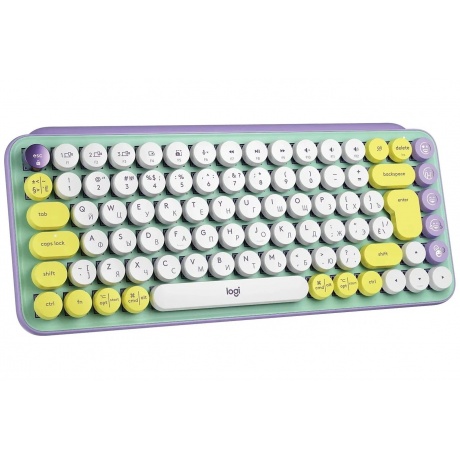 Клавиатура Logitech Wireless Keyboard POP Keys Daydream Mint ( 920-010717 ) - фото 3