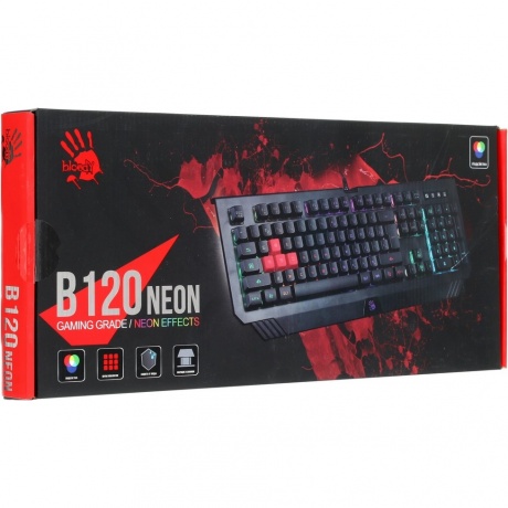 Клавиатура A4Tech Bloody B120N черный - фото 5