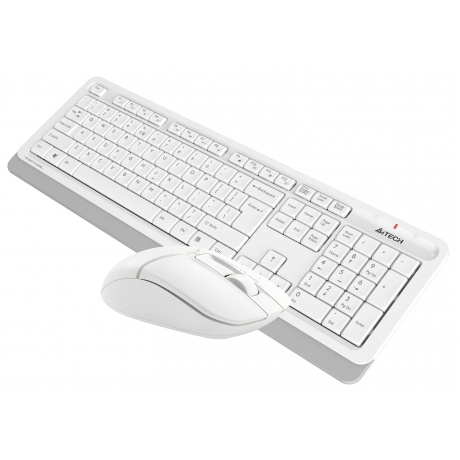 Клавиатура + мышь A4Tech Fstyler FG1012 белый - фото 5