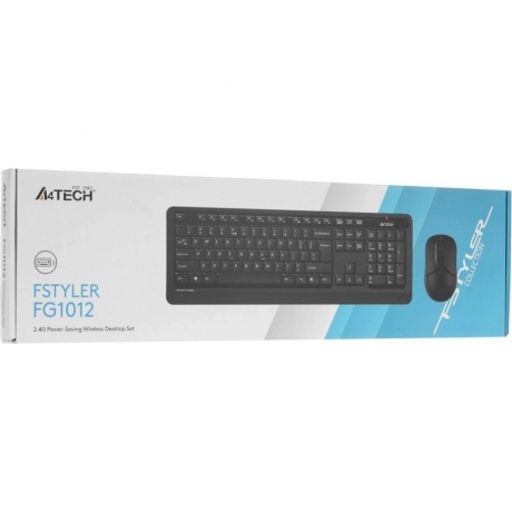 Клавиатура + мышь A4Tech Fstyler FG1012 черный - фото 28