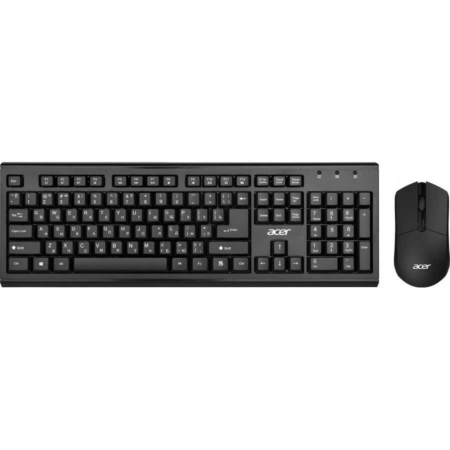Клавиатура + мышь Acer OKR120 (ZL.KBDEE.007) комплект клавиатуры и мыши jet a panteon gs800 белый