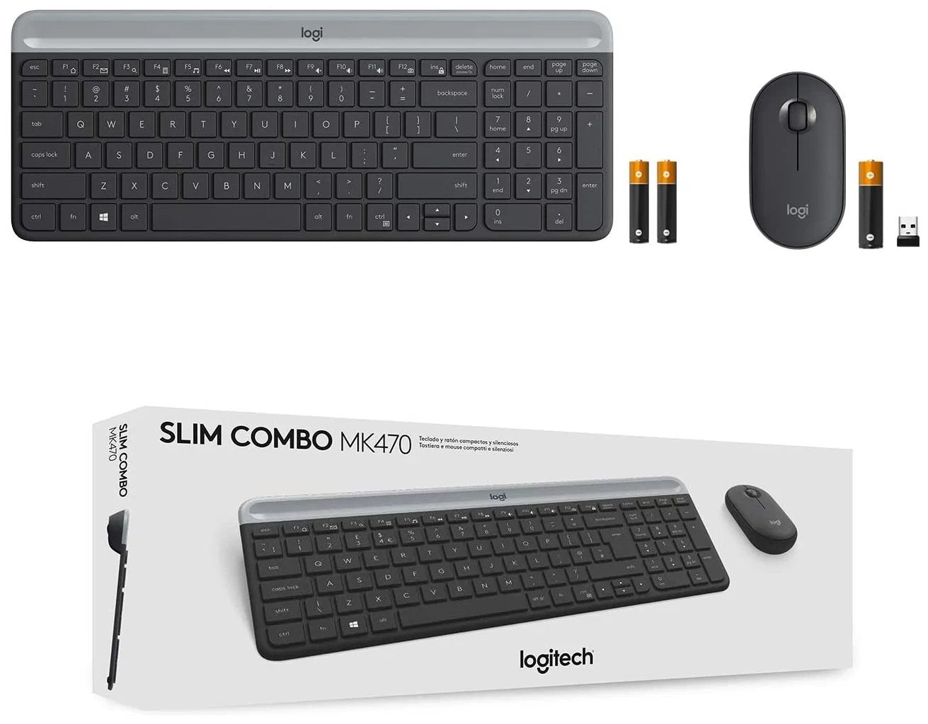 Клавиатура + мышь Logitech Combo MK470 (920-009207) - фото 7