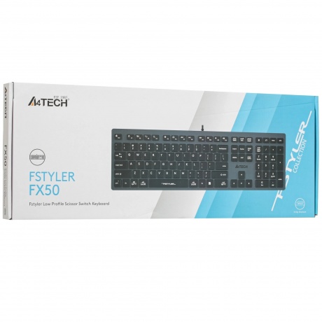 Клавиатура A4Tech Fstyler FX50 серый - фото 6
