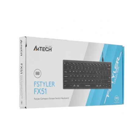 Клавиатура A4Tech Fstyler FX51 серый - фото 6
