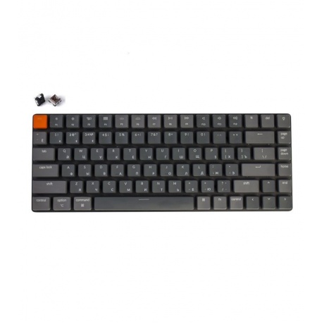Клавиатура Keychron K3 Brown Switch (K3E3) 84 клавиши, RGB подсветка - фото 1