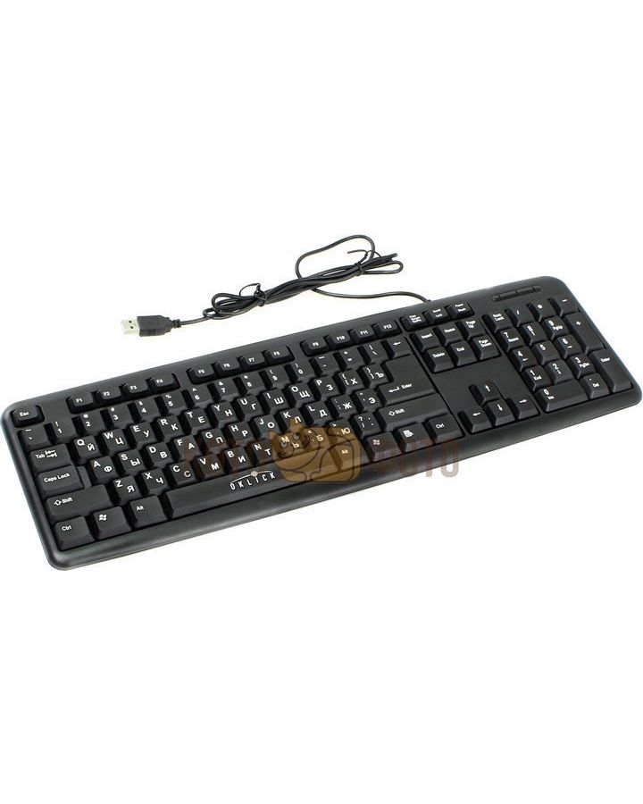 Клавиатура Oklick 180M черный PS/2 цена и фото