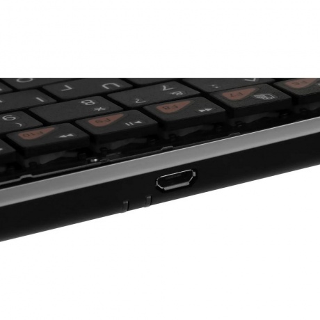 Клавиатура Oklick 840S черный беспроводная BT slim - фото 3