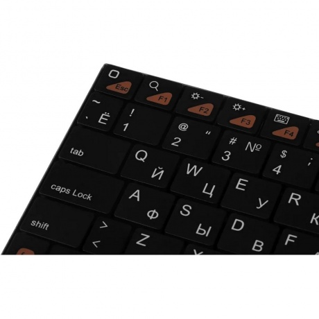 Клавиатура Oklick 840S черный беспроводная BT slim - фото 10