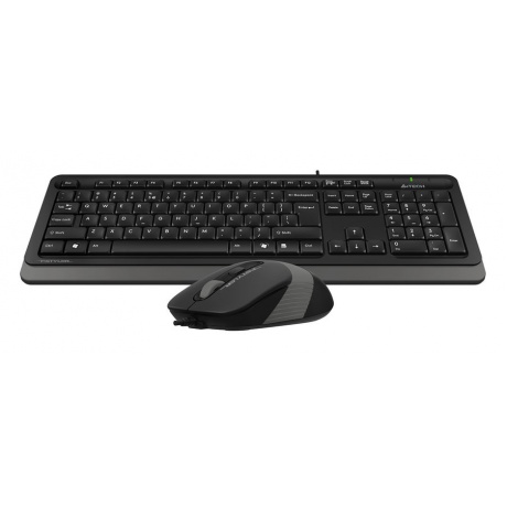 Клавиатура+мышь A4Tech Fstyler F1010 Black/Grey - фото 3