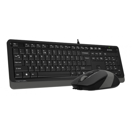 Клавиатура+мышь A4Tech Fstyler F1010 Black/Grey - фото 4