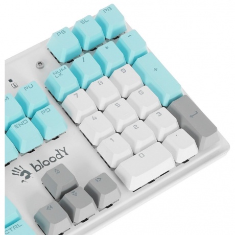 Клавиатура A4Tech Bloody S510N белый (S510N (ICY WHITE )) - фото 7