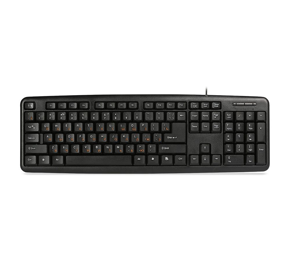 цена Клавиатура проводная Smartbuy ONE 112 USB черная (SBK-112U-K)/20