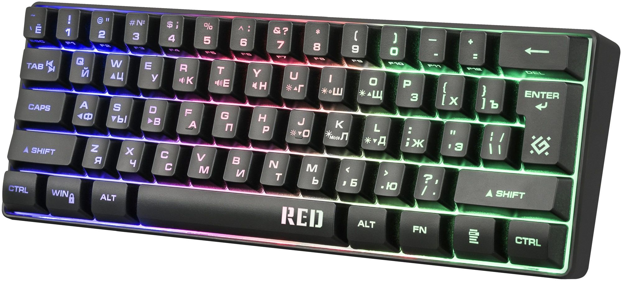 Клавиатура Defender RED (GK-116) клавиатура defender black raven gk 417 45414