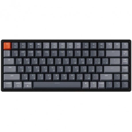 Клавиатура Keychron K2, 84 клавиши RGB подсветка, Hot-Swap, Gateron Red Switch (K2-C1H) - фото 1