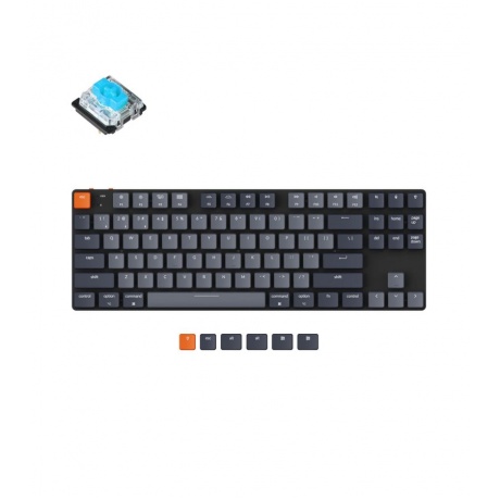 Клавиатура Keychron K1SE, TKL, RGB подсветка, Blue Switch (K1SE-E2) - фото 1
