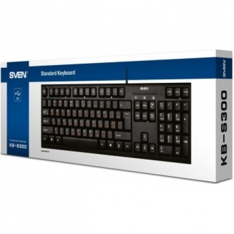 Клавиатура SVEN KB-S300 черная - фото 4