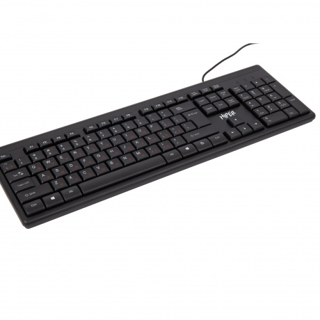 Клавиатура HIPER OK-1100, USB, 104, 1.5m, black - фото 2