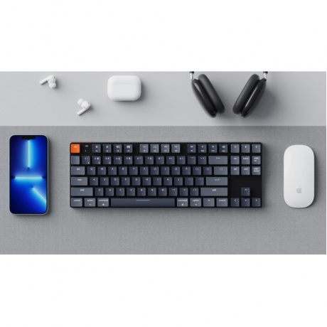 Клавиатура ультратонкая Keychron K1SE, TKL, RGB подсветка, Brown Switch (K1SE-E3) - фото 4