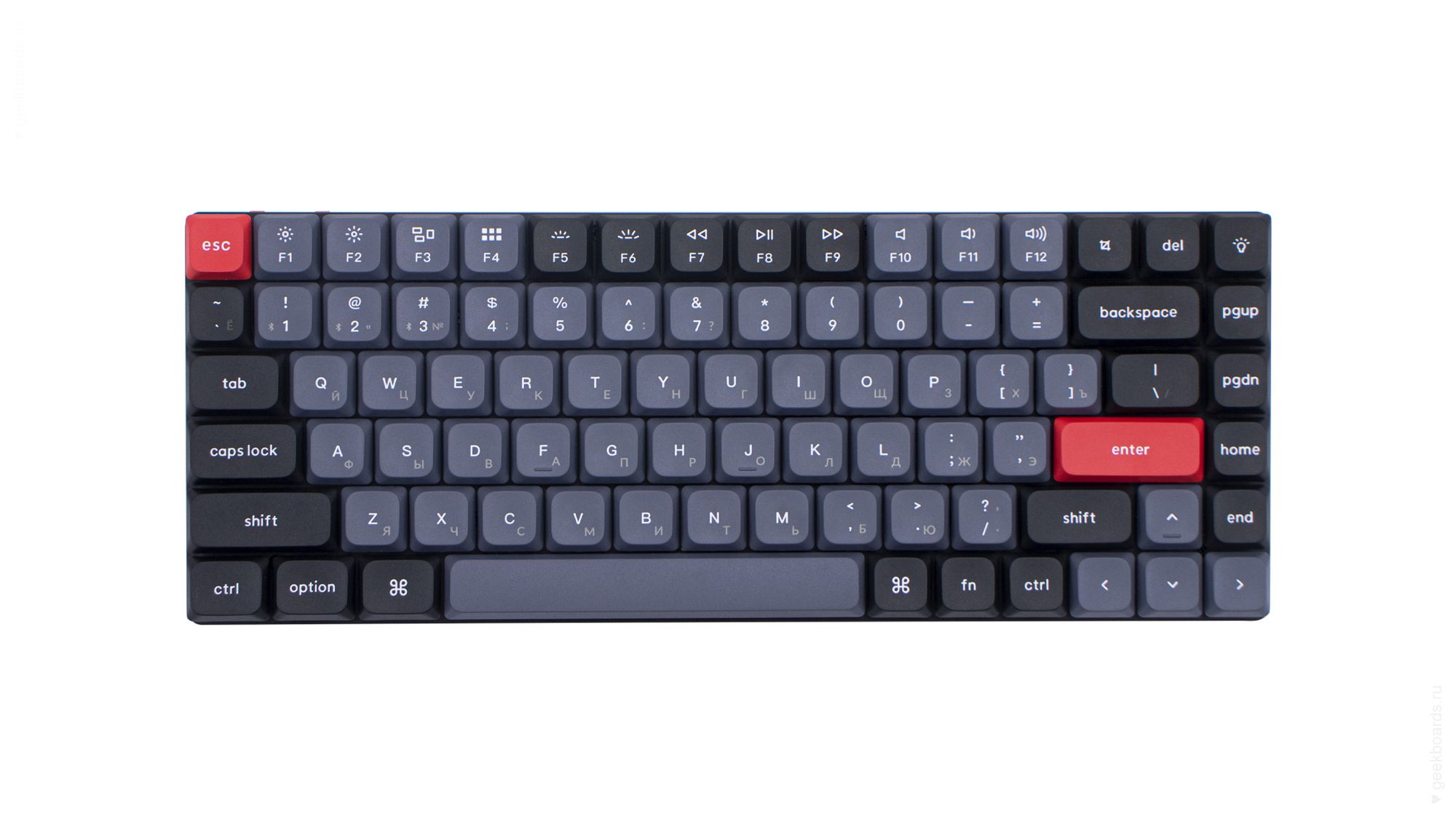 Клавиатура QMK Keychron K3 Pro, 84 клавиши, RGB-подсветка, Gateron Brown Switch клавиатура keychron k3 red switch k3e1 84 клавиши rgb подсветка