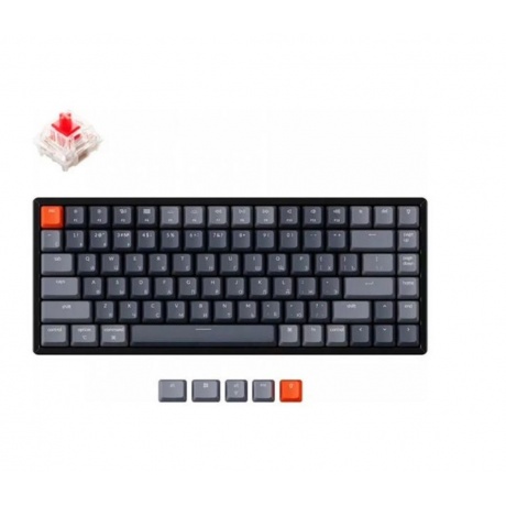 Клавиатура Keychron K2, 84 клавиши, алюм. корпус, RGB, Hot-Swap, Gateron Brown Switch - фото 1
