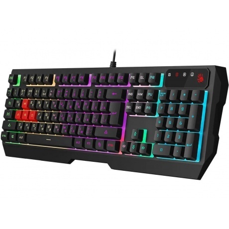 Клавиатура + мышь A4Tech Bloody B1700 черный USB LED - фото 2