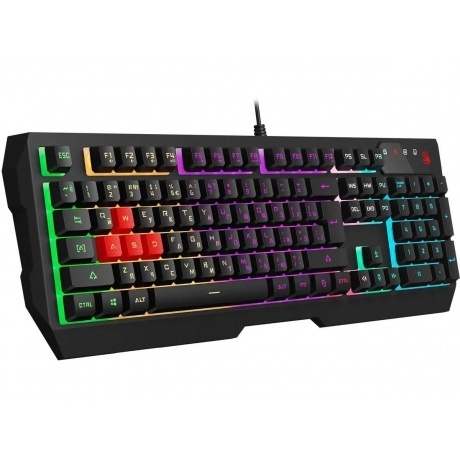 Клавиатура + мышь A4Tech Bloody B1700 черный USB LED - фото 6