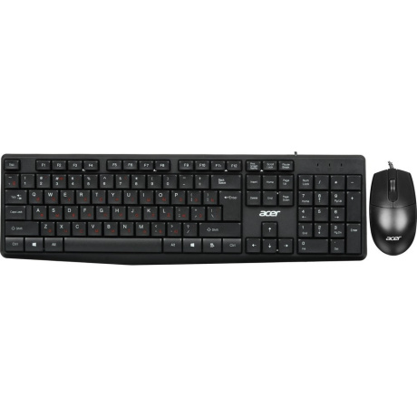 Клавиатура + мышь Acer OMW141 клав:черный мышь:черный USB (ZL.MCEEE.01M)
