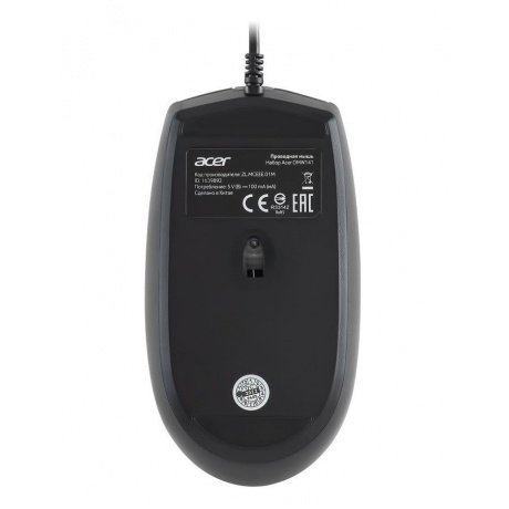 Клавиатура + мышь Acer OMW141 клав:черный мышь:черный USB (ZL.MCEEE.01M) - фото 8