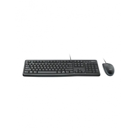 Клавиатура + мышь Logitech MK120 черный/серый USB (920-002562) - фото 6