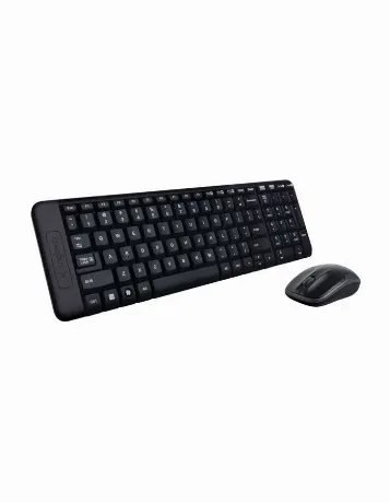 Клавиатура + мышь Logitech MK220 черный (920-003161)