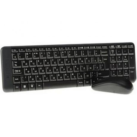 Клавиатура + мышь Logitech MK220 черный (920-003161) - фото 7