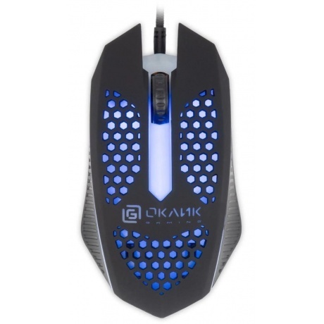 Клавиатура + мышь Oklick 400GMK черный USB LED (1546779) - фото 18