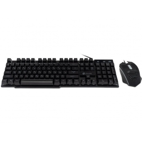 Клавиатура + мышь Oklick 400GMK черный USB LED (1546779) - фото 9